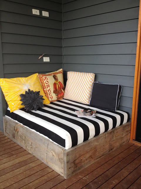 Put in a porch bed.