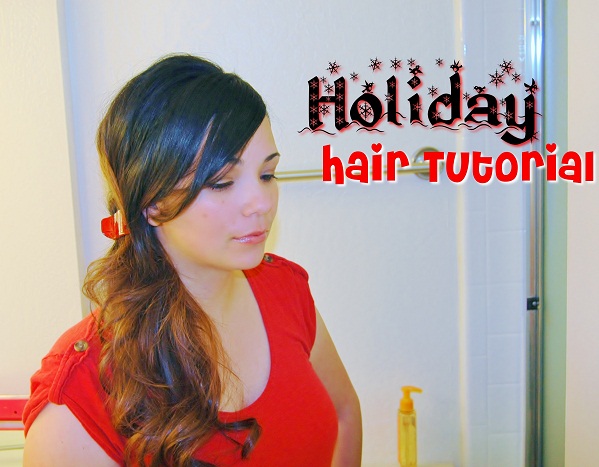 holiday hair tutorial
