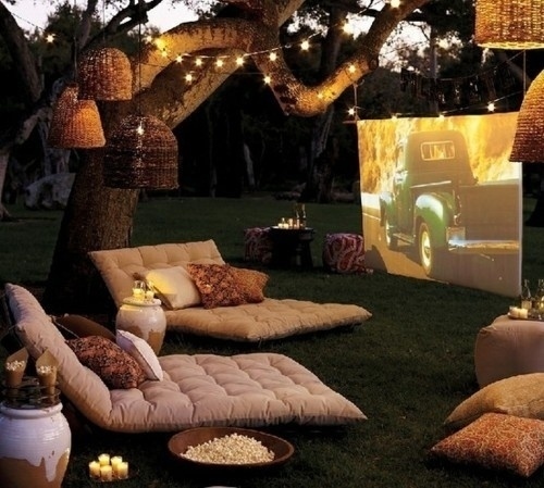 Set up a movie theater.